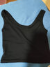 俞兆林2件吊帶背心女 純棉抹胸性感露臍半截裹胸小背心運動(dòng)打底衫 吊帶背心短款黑白各一件 均碼130斤內 曬單實(shí)拍圖