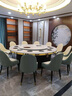 北匠酒店家具20人超大圓餐桌椅組合電動(dòng)旋轉(zhuǎn)餐桌簡約可定制圓形飯桌子 BJ-Y108餐椅 曬單實(shí)拍圖