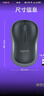 羅技（Logitech）M187P 企業(yè)級無線鼠標(biāo)電腦便攜商務(wù)辦公鼠標(biāo) (M185 M186)帶2.4G接收器 M187P黑色灰邊 曬單實(shí)拍圖