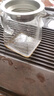 金鑲玉 玻璃公道杯  耐熱透明高硼硅公杯茶海不銹鋼過(guò)濾分茶器茶具配件 四方雅致公杯 曬單實(shí)拍圖