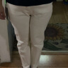 欧莎（OSA）纯色直筒牛仔裤女春夏季新款高腰老爹裤烟管裤子薄款 浅杏色 XL 实拍图