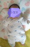 童泰秋冬季婴儿衣服新生儿0-6个月保暖宝宝连体衣哈衣 蓝色丨A款 59cm 实拍图