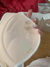 蝶藍(lán)莎光面無肩帶隱形前后雙層搭扣美背內(nèi)衣小胸聚攏加厚手掌杯文胸套裝 白色(單件) 32/70碼(AB通杯厚約1.5CM) 曬單實(shí)拍圖