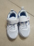 鸿星尔克（ERKE）童鞋中小童男童常规慢跑鞋儿童运动鞋正白/星际蓝26 实拍图