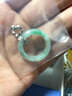 XD925銀圓環(huán)吊墜扣頭平安鎖扣翡翠玉環(huán)銀扣頭diy平安扣圓圈銀夾扣 P2465白金色【一個(gè)】 曬單實(shí)拍圖
