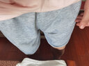 棉致短褲男夏季韓版潮流寬松休閑五分褲運動(dòng)褲百搭沙灘褲 灰色 3XL 曬單實(shí)拍圖