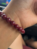杜緹原礦朱砂手鏈男女款紫金砂本命年手串女生禮物飾品520禮物送女友 紫砂8mm 曬單實(shí)拍圖