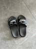 彪馬（PUMA）拖鞋男鞋女鞋 春季新款情侶運動(dòng)沙灘舒適耐磨防滑戶(hù)外休閑涼拖鞋 彪馬白-炭黑色 38 (240mm) 曬單實(shí)拍圖