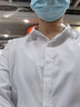 造夢伊人通勤襯衫女長袖女士襯衣職業(yè)套裝正裝面試工作服打底衫女 女白襯衫+灰褲子（可備注顏色） XL 曬單實拍圖