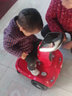 小樂(lè)狗兒童電動(dòng)車網(wǎng)紅電動(dòng)旋轉(zhuǎn)車充電遙控車代步車可坐人小孩漂移平衡車 白色雙驅(qū)+小電瓶+早教 曬單實(shí)拍圖