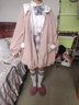 唐努烏（Tang Nu wu）【8件套】少女JK制服百褶格裙襯衫校服正半身學(xué)院風(fēng)短裙子女學(xué)生 芋泥蛋糕【套裝】 M 【90-105斤】 曬單實(shí)拍圖