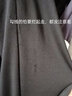 皮爾卡丹（pierre cardin）新款男士休閑運(yùn)動(dòng)套裝中年男裝夏季翻領(lǐng)短袖T恤冰絲一套針織 黑色三件套 XL 曬單實(shí)拍圖