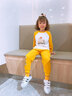 小素材女童秋裝兒童運(yùn)動(dòng)套裝男長袖純棉衛(wèi)衣款小學(xué)服裝中小童寶寶休閑衣服秋冬季 好奇恐龍粉 100 曬單實(shí)拍圖