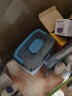 爽居医药箱家用双层大号收纳药箱大容量急救箱儿童收纳盒学生药盒套装 升级款-蓝色中号（ABS材质） 实拍图