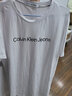 Calvin KleinJeans夏季男女情侶中性簡(jiǎn)約經(jīng)典ck印花純棉通勤短袖T恤J323261 YAF-白色 2XL （推薦180-190斤） 曬單實(shí)拍圖