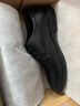 宜驰（EGCHI）皮鞋男士商务休闲系带英伦正装增高鞋子男 A9066 黑色 42 实拍图