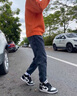 胖胖兄束腳休閑褲男寬松哈倫褲男士雪尼爾褲子男生束腳褲冬季加絨加厚款胖子加肥加大碼冬天束腿運(yùn)動(dòng)衛(wèi)褲男褲 深灰色-常規(guī)款 L（130-150斤） 曬單實(shí)拍圖