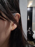 中國(guó)黃金（CHINA GOLD）兔子黃金耳釘女足金耳環(huán)耳飾品七夕情人節(jié)禮物送女友老婆生日實(shí)用 [刻字]足金蘿卜兔子耳 曬單實(shí)拍圖