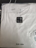 邦喬仕（BFDQJS）日系字母印花重磅短袖t恤男士上衣春夏新款情侶裝寬松體恤打底衫 象牙白HH L(推薦體重110-130斤) 曬單實(shí)拍圖