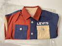 Levi's 李維斯童裝【商場(chǎng)同款】春秋款男童雙面穿夾克兒童復古撞色外套 深辣椒紅 110 /52 【建議身高98-104cm】 曬單實(shí)拍圖