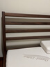 MUJI【設計師系列】實(shí)木高靠背床 WN 黑胡桃風(fēng)格 家具 加大雙人 長(cháng)215*寬189*高94cm 曬單實(shí)拍圖