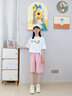 優(yōu)優(yōu)1點（Yoyo one）女童工裝短褲兒童夏季外穿薄款冰絲五分褲女孩速干運動褲子中大童 18419粉色 150 曬單實拍圖