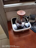 ORTOR冷水壺大容量玻璃茶壺冷水杯加熱家用辦公商務(wù)泡茶果汁花茶 磨砂黑柄壺1只（贈(zèng)壺刷壺墊1.6L 曬單實(shí)拍圖