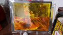 贝鲁斯 沙漏摆件玻璃流沙画3D山水画家居装饰品儿童礼物创意办公室桌面 橙黄 10寸（长30cm，宽25cm） 实拍图