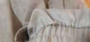 宏资琦 连衣裙2024夏季新款女装甜美气质短款V领上衣网纱半身裙子两件装 米白色上衣+卡其色半身裙 L（建议109—119斤） 实拍图