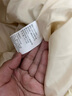 詩凡黎（'SEIFINI）羽絨服秋冬新款輕薄90鴨絨派克服貉子毛領連帽短外套 米色 M 160/84A 曬單實拍圖