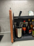 锦绣百年厨房置物架调料架收纳台面储物架刀架桌面厨具升级款枪灰双层40cm 实拍图