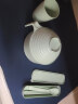 巧居巧具（qiao ju qiao ju）泡面碗小麦秸秆餐具碗筷套装学生宿舍带盖饭碗方便面单个大号碗 【薄荷绿】7件套 实拍图