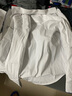 保羅英威廉長(cháng)袖襯衫男2025春季新款休閑商務(wù)男裝純棉140S全棉DP成衣免燙襯衣 白色 38 曬單實(shí)拍圖