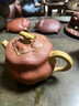 萬(wàn)壺園 紫砂壺功夫茶具泡茶壺宜興原礦全紫砂手工茶壺非陶瓷泡茶器居家辦公茶道茶具仿生花器柿子小容量 柿子 180毫升 曬單實(shí)拍圖