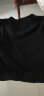 续点无袖t恤男 运动健身紧身修身宽肩白色纯棉半袖夏季打底圆领T恤 黑色 L(118-130斤左右)修身型 实拍图