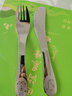 煜釜西餐餐具刀叉勺套裝兒童吃牛排刀叉禮盒裝304不銹鋼卡通家用4件套 刀叉 曬單實(shí)拍圖