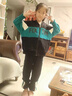 史努比女童運動(dòng)服套裝春裝2023新款洋氣中大童女裝春秋款兒童衛衣兩件套 151秋春秋鏈黑色 59 _建議1斤以?xún)?曬單實(shí)拍圖