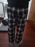 胖優(yōu)米大碼格子褲男韓版潮流八9分褲百搭學(xué)生港風(fēng)ins超火寬松束腳長(cháng)褲男 黑白格 M 建議90斤-110斤左右 曬單實(shí)拍圖