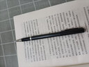 文正567簡(jiǎn)約中性筆男女士商務(wù)辦公用簽字筆黑色0.5mm學(xué)生用水筆碳素水性筆金屬筆桿定制logo刻字 黑色+銀色 曬單實(shí)拍圖