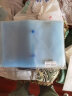 广博(GuangBo)A4按扣纽扣文件袋斜纹加厚透明大容量资料包学生用试卷收纳档案办公用品20只装蓝色A6320KA 实拍图