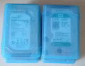 品怡 3.5英寸硬盤(pán)收納塑料盒  防水卡扣硬盤(pán)保護盒 硬盤(pán)保護套 藍色 曬單實(shí)拍圖