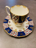 ROYAL ALBERT 英國皇家阿爾伯特進(jìn)口骨瓷馬克杯古典歐式咖啡杯盤(pán)組合兩件套 攝政藍兩件套 曬單實(shí)拍圖