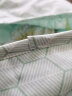 富安娜 卿歌 七孔抑菌纤维被 纯棉面料空调被 夏凉被 2斤 152*210cm 绿 实拍图