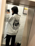 LPOX歐美式高街頭vibe風(fēng)牛仔褲子女ins國(guó)潮設(shè)計(jì)感黑色微喇叭直筒長(zhǎng)褲 黑色  高品質(zhì) S 曬單實(shí)拍圖