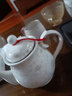 紅鐵普 家用歐式陶瓷茶具茶壺茶杯套裝客廳簡(jiǎn)約喝茶喝水陶瓷杯泡茶壺 大號歐式茶壺1100ml+6杯(帶茶盤(pán) 曬單實(shí)拍圖