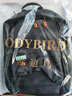 歐迪鳥(niǎo)（ODYBIRD）男士雙肩包帆布背包韓版簡(jiǎn)約防水牛津布包休閑旅行包男電腦包 黑色（14寸電腦） 29.5*13*43cm 曬單實(shí)拍圖