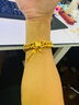 創(chuàng  )緣 鍍沙金手鏈男潮蛇骨馬鞭鏈條粗款嘻哈仿金手飾金色首飾品久不掉色 4號大號卡扣蛇骨連 曬單實(shí)拍圖
