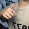 QMXD十字架戒指男款潮流嘻哈個(gè)性單身戒指歐美霸氣復古男食指環(huán)送男友 曬單實(shí)拍圖