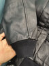 Luxury Lane真皮皮衣夹克男士二战经典A2飞行员皮夹克加棉保暖外套加肥加大 猪皮  深褐色 XS(体重50-60kg) 晒单实拍图