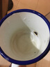 懷舊8-16cm加大號杯子加厚老式大茶缸子帶蓋水杯酒杯茶杯 老式搪瓷茶缸 白色搪瓷杯 豬油杯 泡面杯 10白介杯【600毫升】 曬單實(shí)拍圖